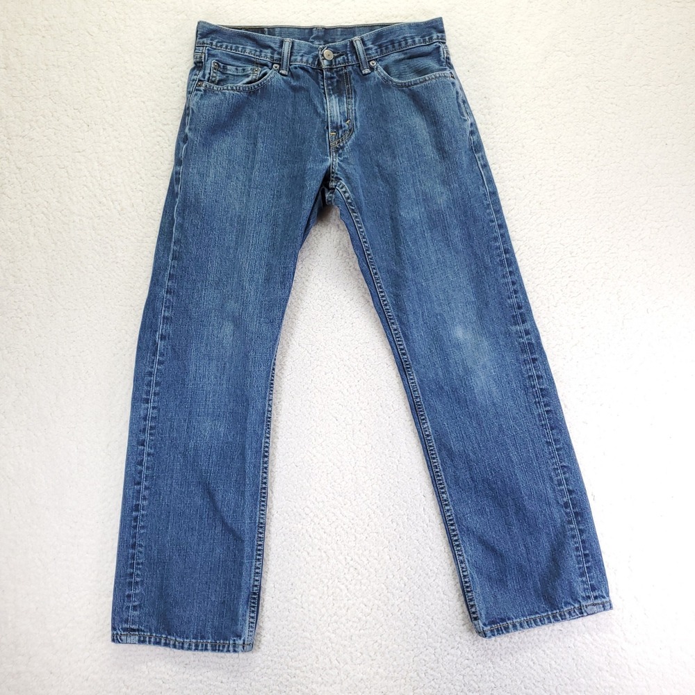 Levis 559 Relaxed Straight Jeans Mens 30x30 Medium Wash Blue‎ Denim 00559-4010